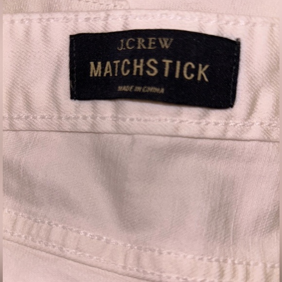 J. Crew Matchstick Jeans - White - 32S - Picture 3 of 5